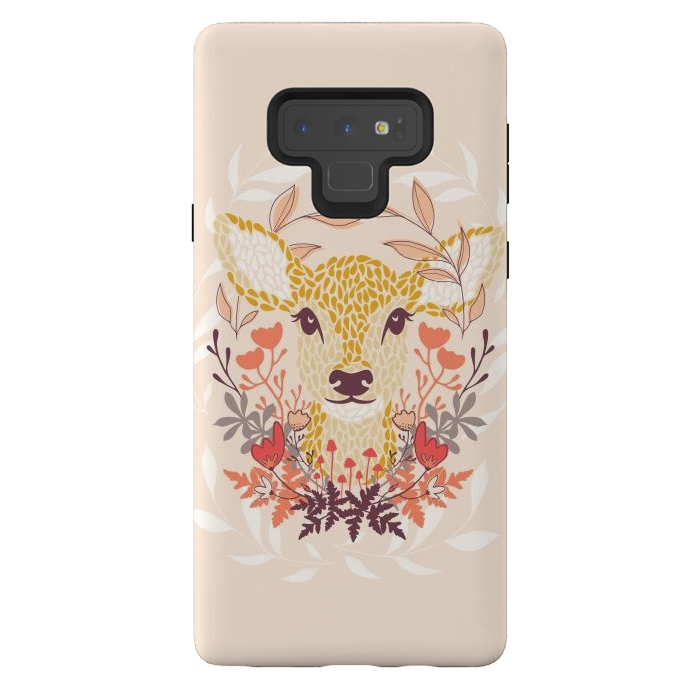 Galaxy Note 9 StrongFit Oh Deer by Melissa Lee