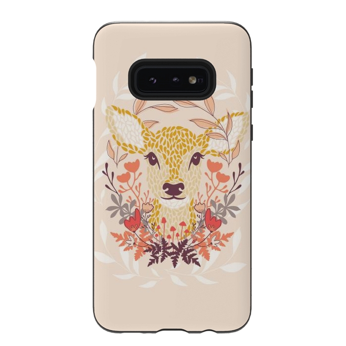 Galaxy S10e StrongFit Oh Deer by Melissa Lee