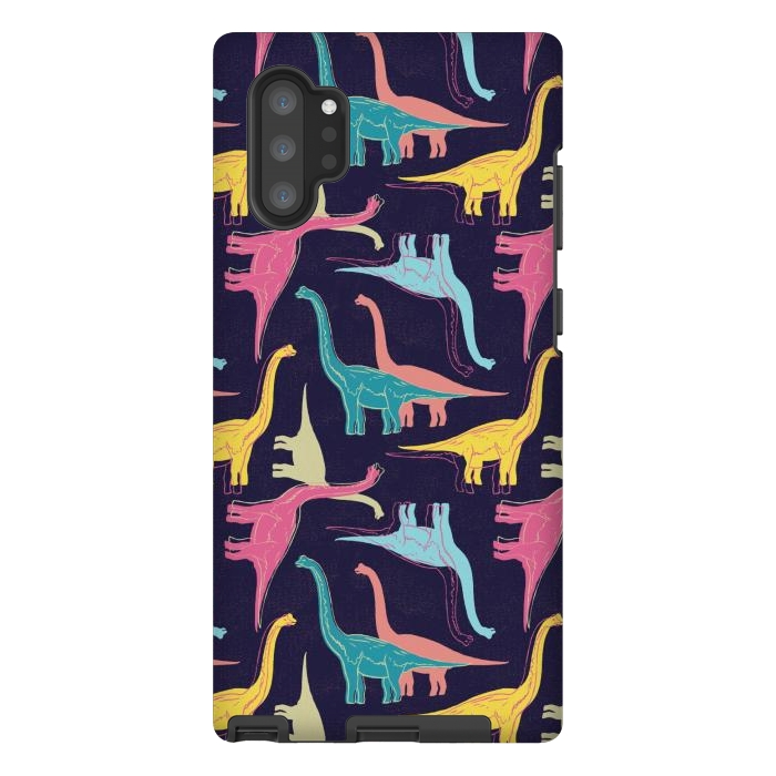 Galaxy Note 10 plus StrongFit Rubberneckers - Midnight Blue by Melissa Lee