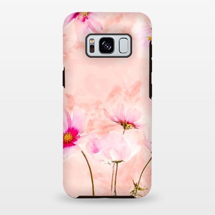 Galaxy S8 plus StrongFit Pink Spring Flower by Creativeaxle