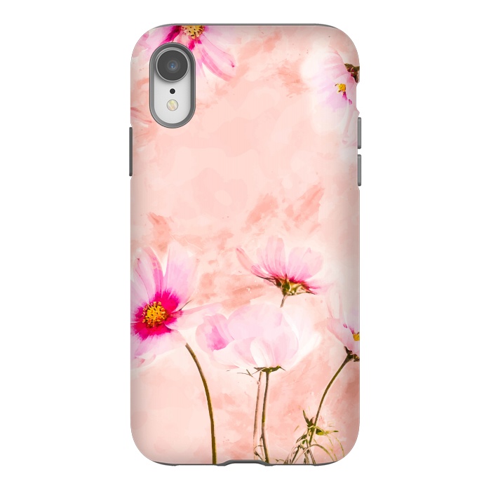 iPhone Xr StrongFit Pink Spring Flower by Creativeaxle