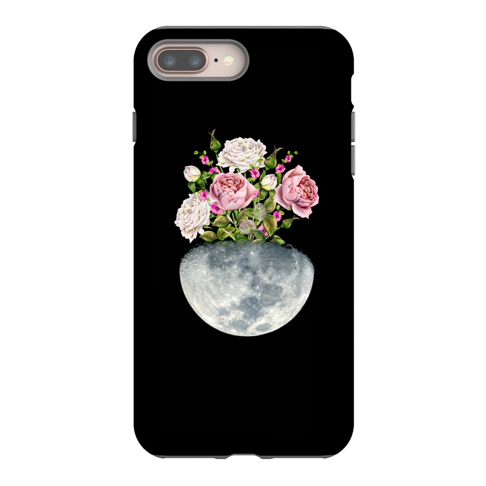 iPhone 7 plus StrongFit Moon Flower Pot by Creativeaxle