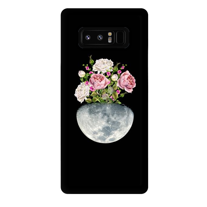 Galaxy Note 8 StrongFit Moon Flower Pot by Creativeaxle