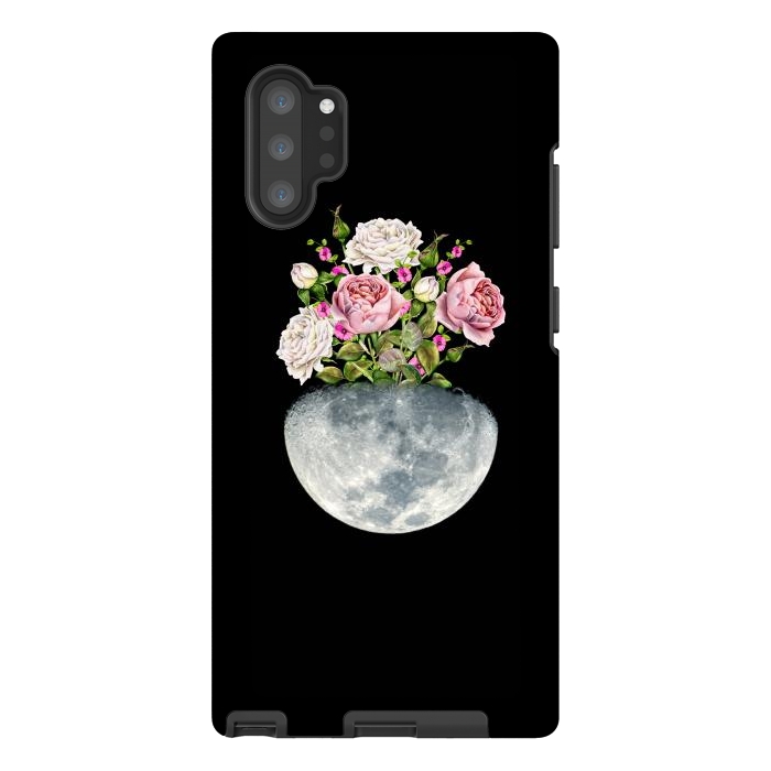 Galaxy Note 10 plus StrongFit Moon Flower Pot by Creativeaxle
