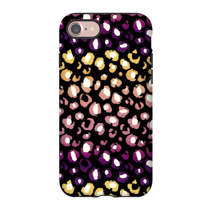 iPhone 7 StrongFit Gradient graphic leopard print by Oana 