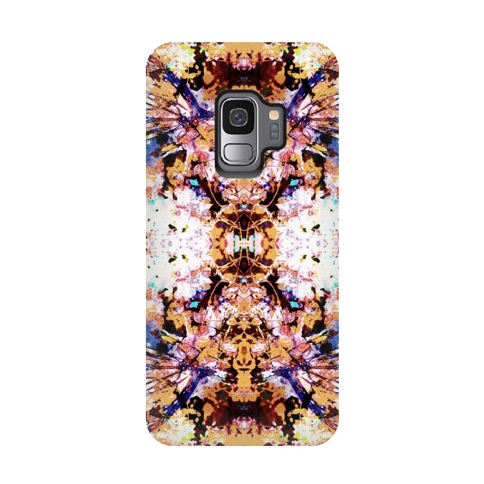 Galaxy S9 StrongFit Painted butterfly wings and flower petals by Oana 