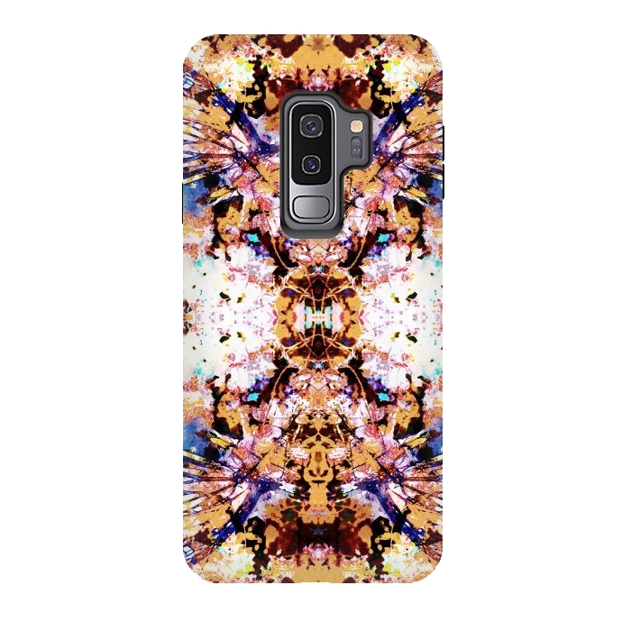 Galaxy S9 plus StrongFit Painted butterfly wings and flower petals by Oana 