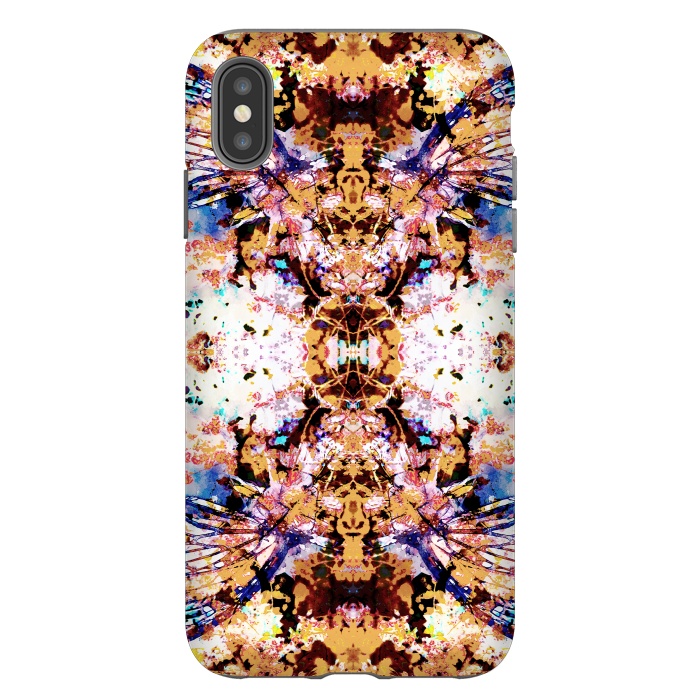 iPhone Xs Max StrongFit Painted butterfly wings and flower petals by Oana 