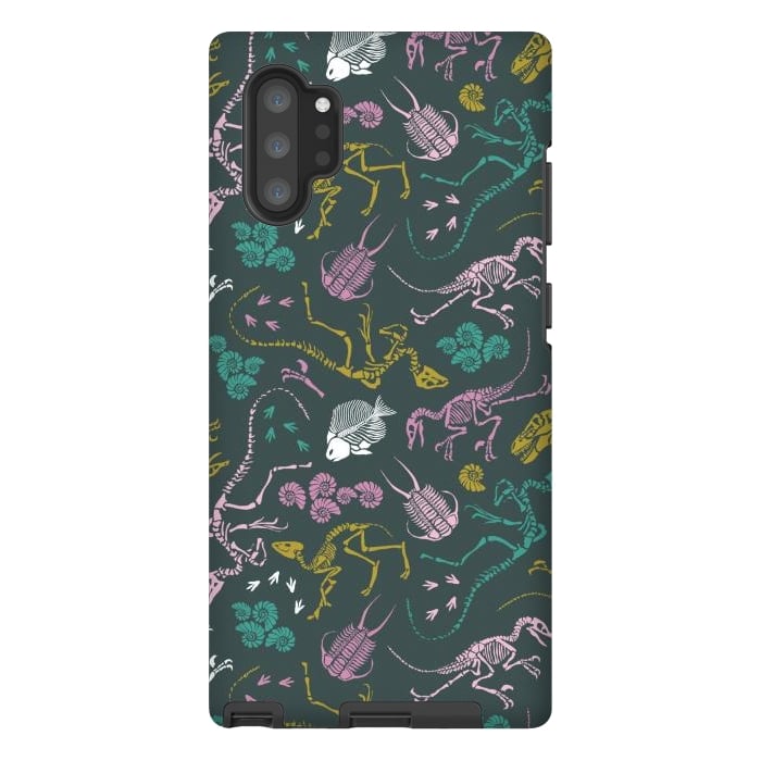 Galaxy Note 10 plus StrongFit Dinosaurs by Tishya Oedit