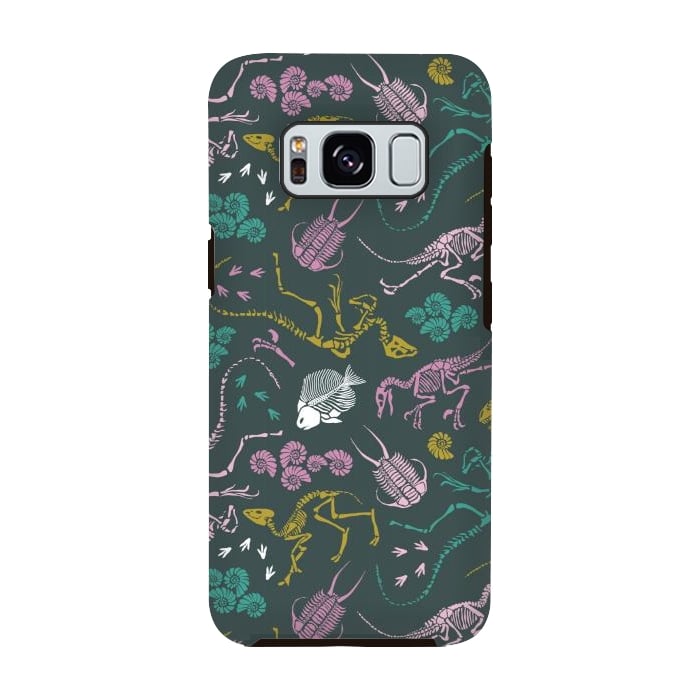 Galaxy S8 StrongFit Dinosaurs by Tishya Oedit