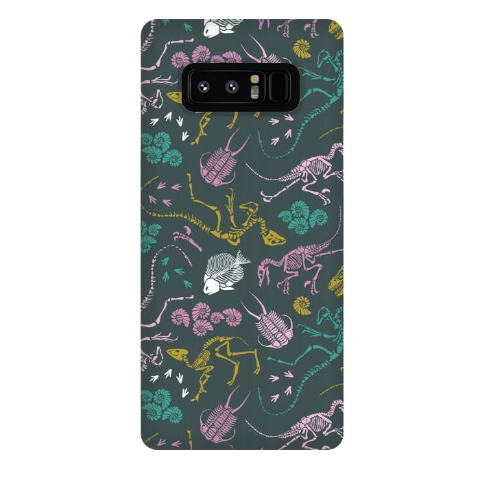 Galaxy Note 8 StrongFit Dinosaurs by Tishya Oedit