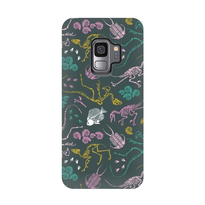 Galaxy S9 StrongFit Dinosaurs by Tishya Oedit