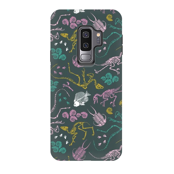 Galaxy S9 plus StrongFit Dinosaurs by Tishya Oedit