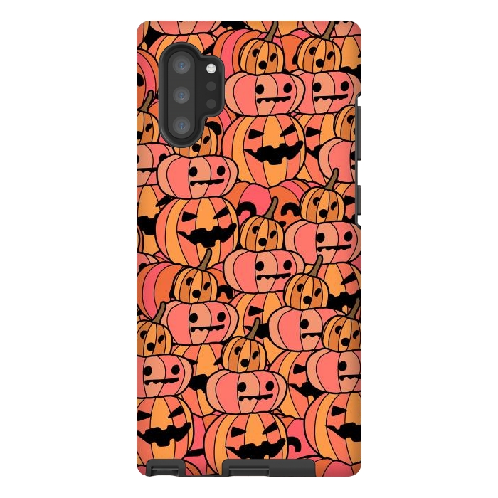 Galaxy Note 10 plus StrongFit jack o lanterns by Steve Wade (Swade)