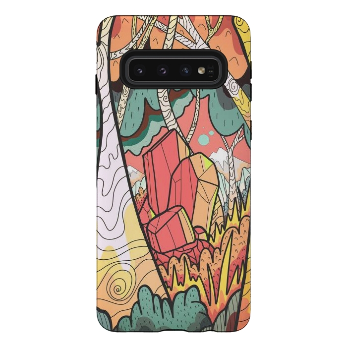 Galaxy S10 StrongFit The autumn crystal by Steve Wade (Swade)