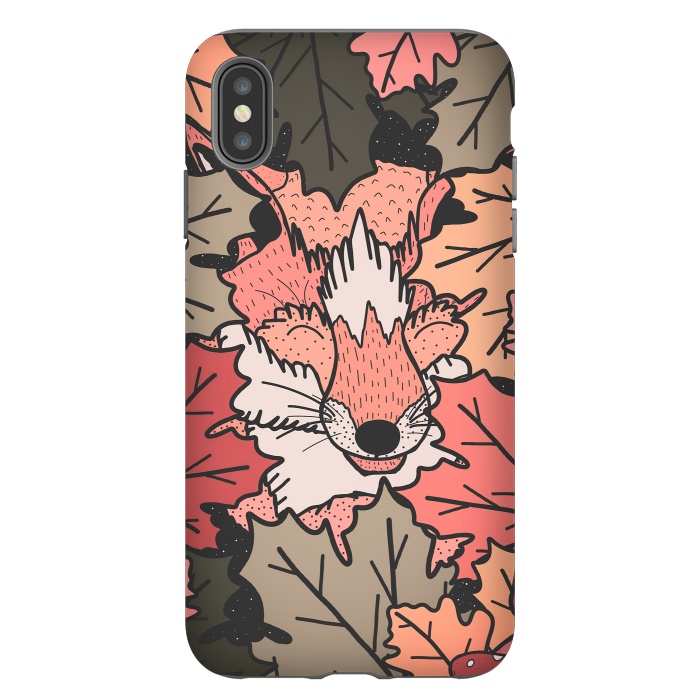 iPhone Xs Max StrongFit The hidden fox by Steve Wade (Swade)