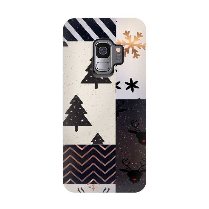 Galaxy S9 StrongFit christmas pattern 4  by MALLIKA