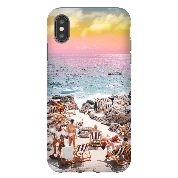 iPhone Xs Max StrongFit Beach Day II by Uma Prabhakar Gokhale