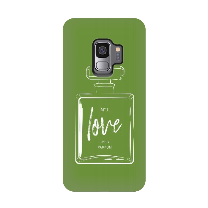 Galaxy S9 StrongFit Green Love by Martina