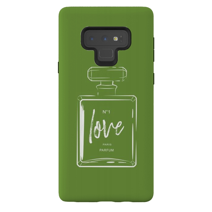 Galaxy Note 9 StrongFit Green Love by Martina