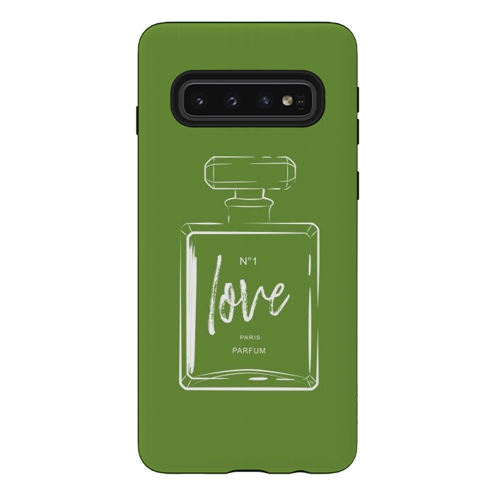 Galaxy S10 StrongFit Green Love by Martina