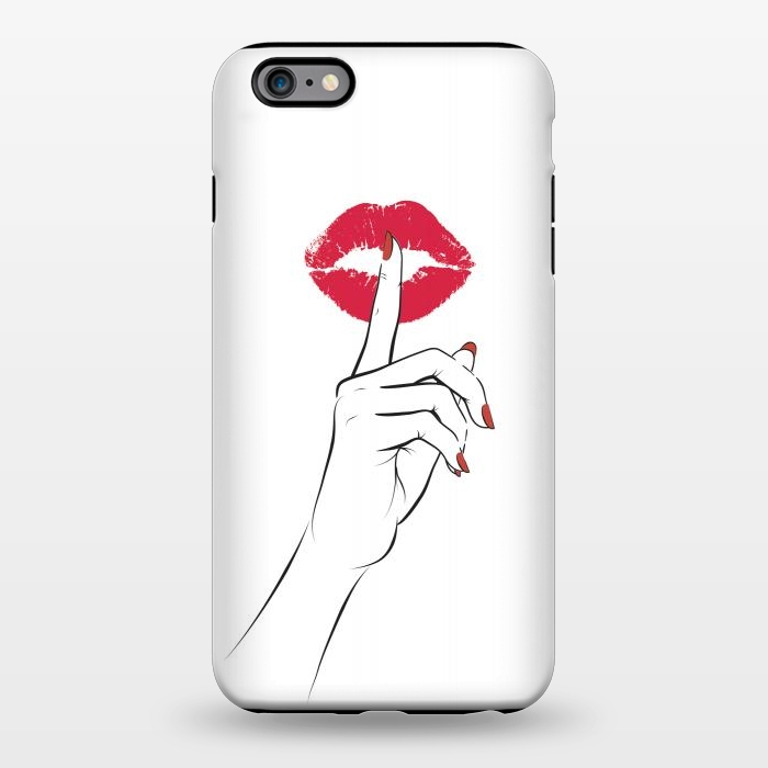iPhone 6/6s plus StrongFit Red Lips Secret by Martina