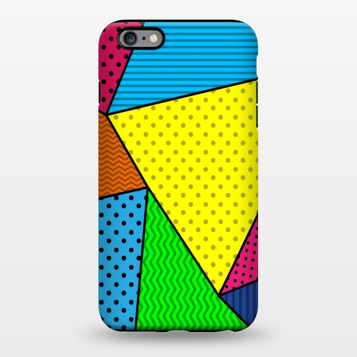 iPhone 6/6s plus StrongFit colourful abstract dotted pattern by MALLIKA