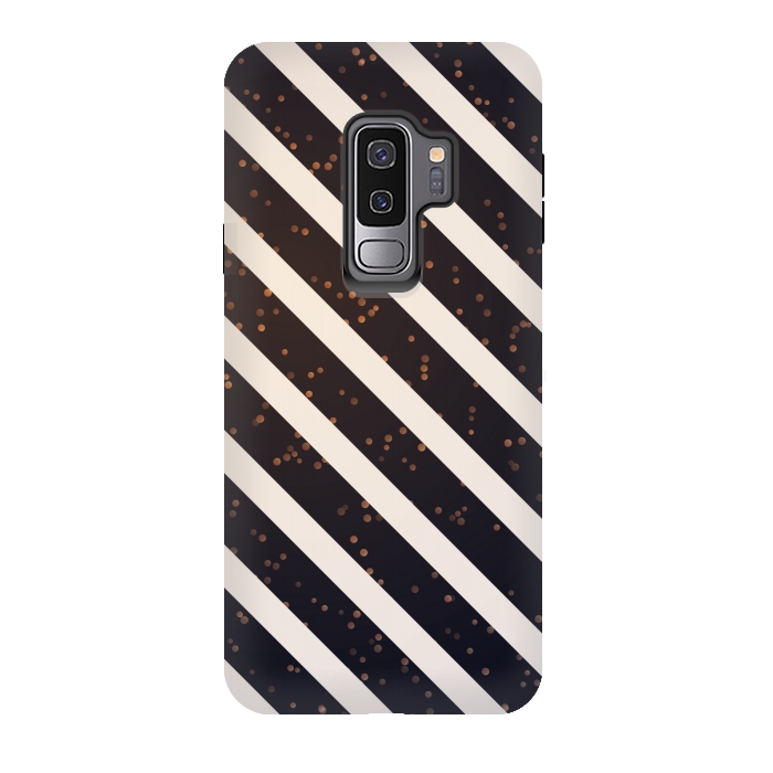 Galaxy S9 plus StrongFit silver border lines 2 by MALLIKA
