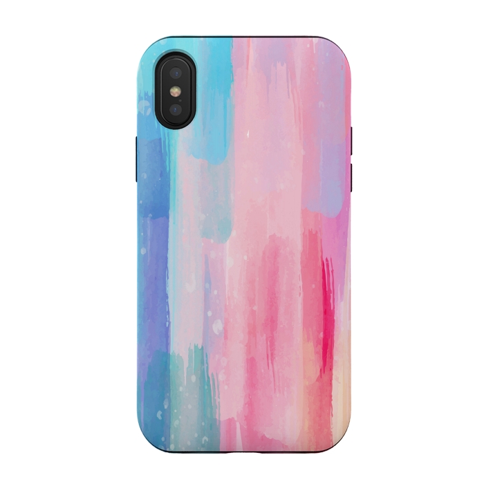 iPhone Xs / X StrongFit vertical shaded pattern by MALLIKA