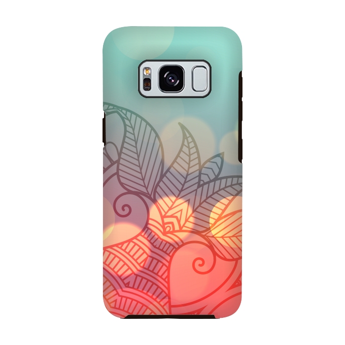 Galaxy S8 StrongFit mandala shaded pattern by MALLIKA