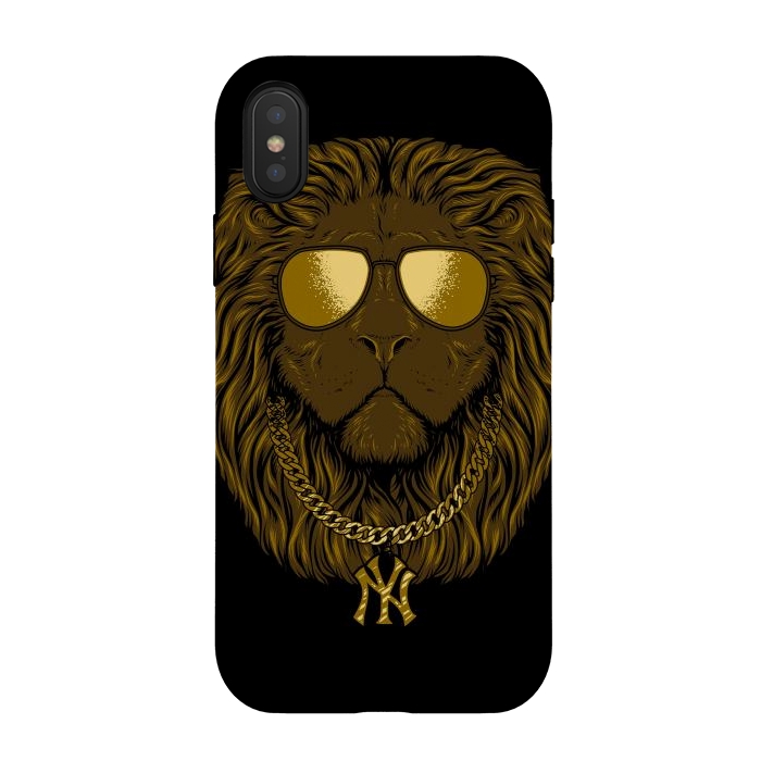 iPhone Xs / X StrongFit King of Hip Hop by Afif Quilimo