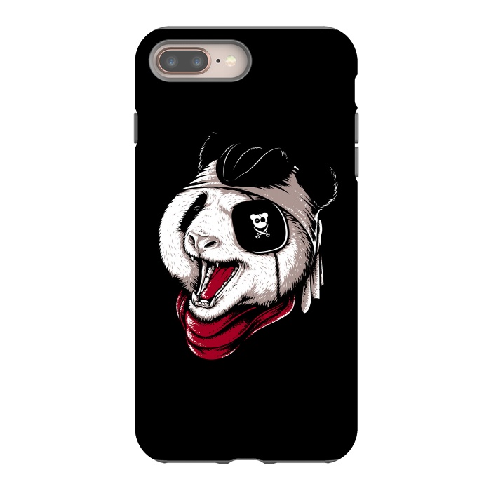 iPhone 7 plus StrongFit Panda Pirate by Afif Quilimo