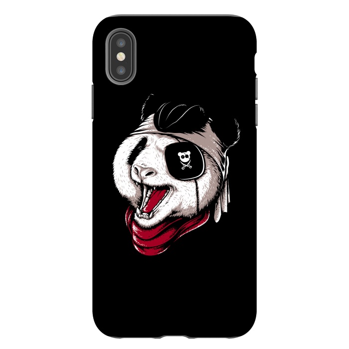 iPhone Xs Max StrongFit Panda Pirate by Afif Quilimo