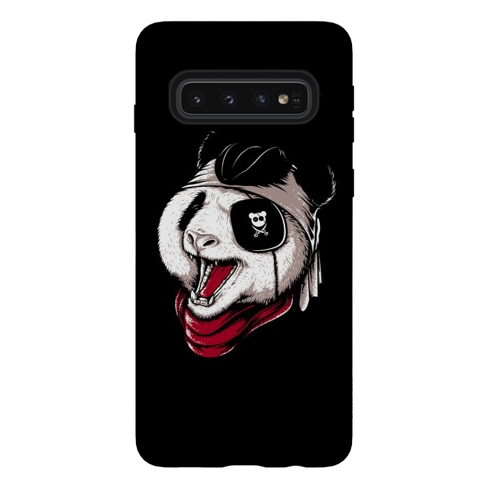 Galaxy S10 StrongFit Panda Pirate by Afif Quilimo