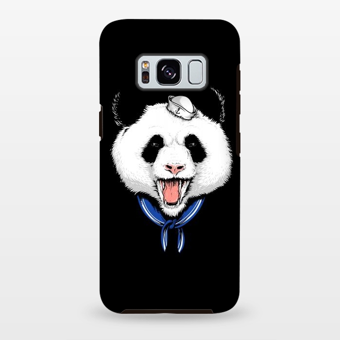 Galaxy S8 plus StrongFit Panda Sailor by Afif Quilimo