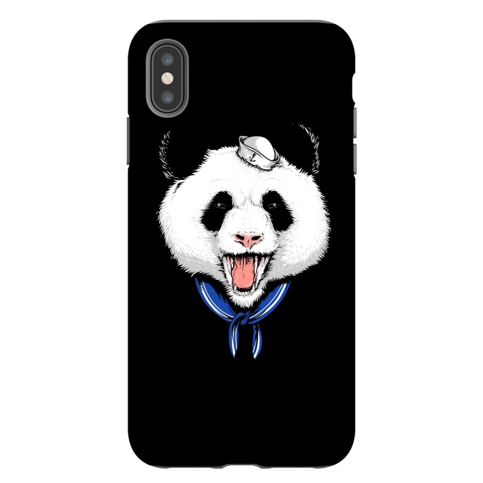 iPhone Xs Max StrongFit Panda Sailor by Afif Quilimo