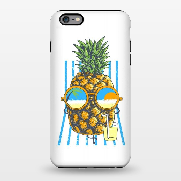 iPhone 6/6s plus StrongFit Pineapple Sunbathe by Afif Quilimo