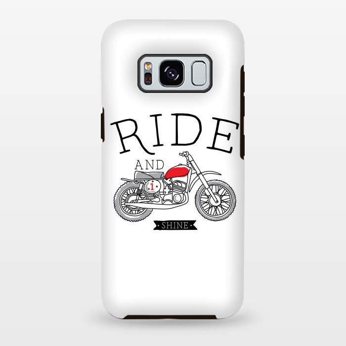 Galaxy S8 plus StrongFit Ride and Shine by Afif Quilimo