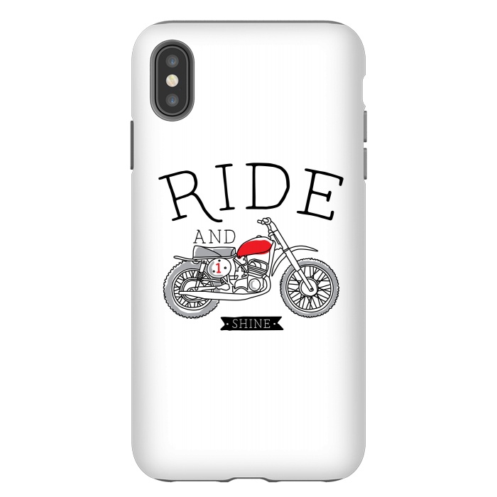 iPhone Xs Max StrongFit Ride and Shine by Afif Quilimo
