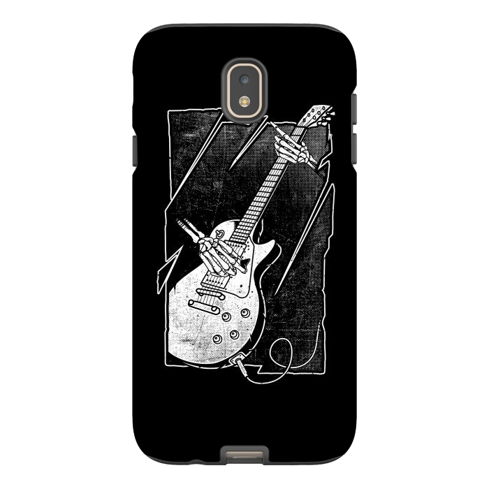 Galaxy J7 StrongFit Skull Guitarist by Afif Quilimo