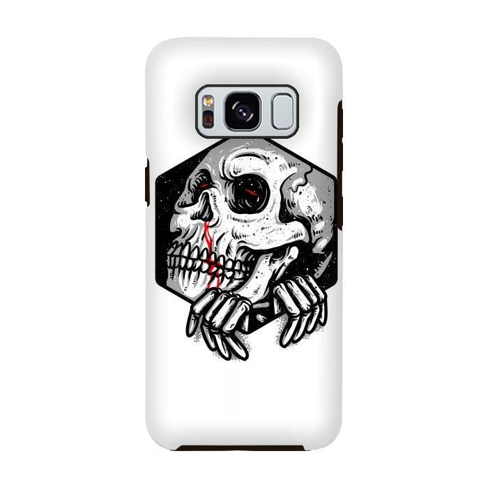 Galaxy S8 StrongFit Skull Heaxagon by Afif Quilimo