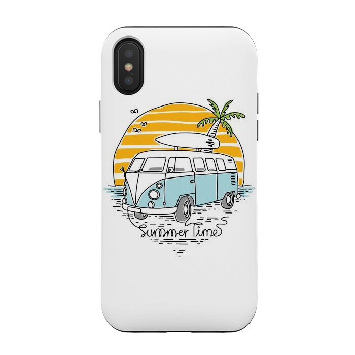 iPhone Xs / X StrongFit Summer Time by Afif Quilimo