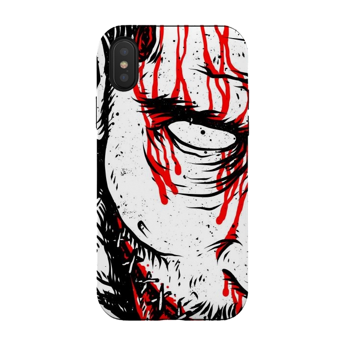 iPhone Xs / X StrongFit zomblood by Afif Quilimo