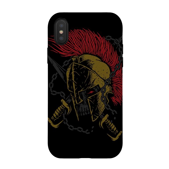 iPhone Xs / X StrongFit Sparta Warrior by Afif Quilimo