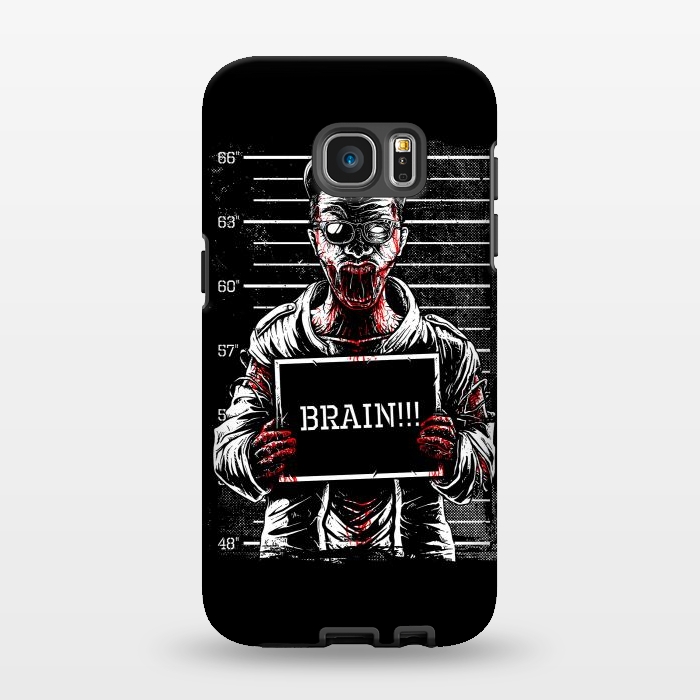 Galaxy S7 EDGE StrongFit Zombie Mugshot by Afif Quilimo