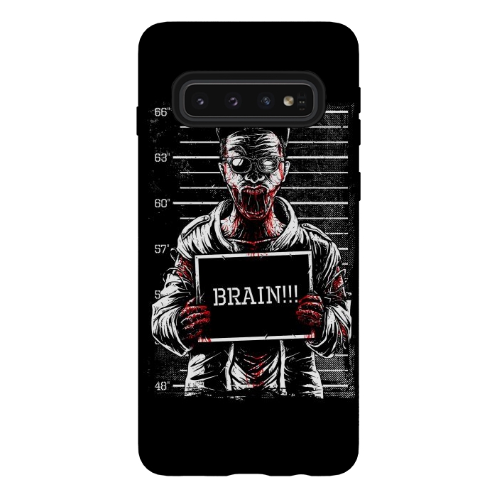 Galaxy S10 StrongFit Zombie Mugshot by Afif Quilimo
