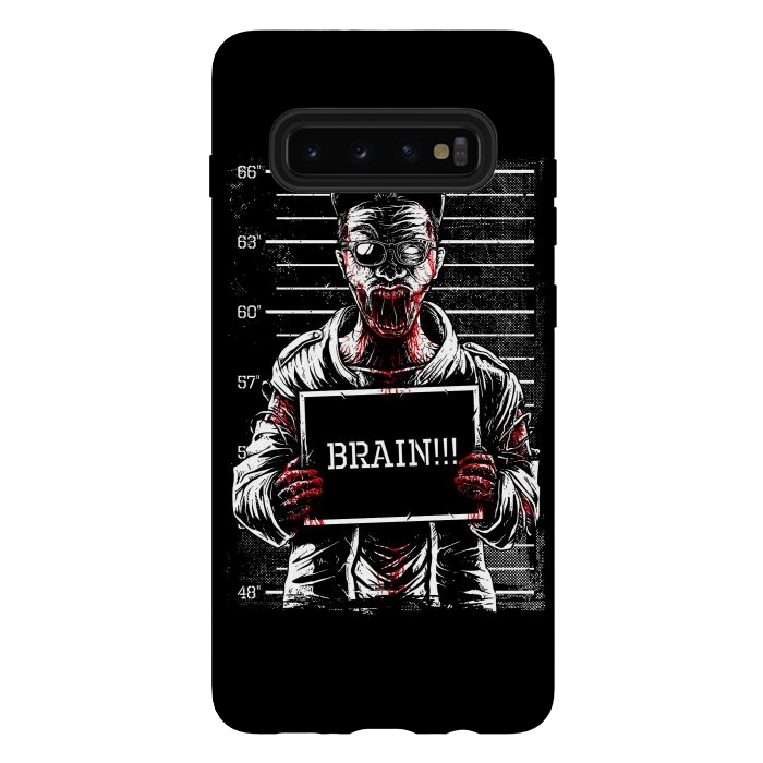 Galaxy S10 plus StrongFit Zombie Mugshot by Afif Quilimo