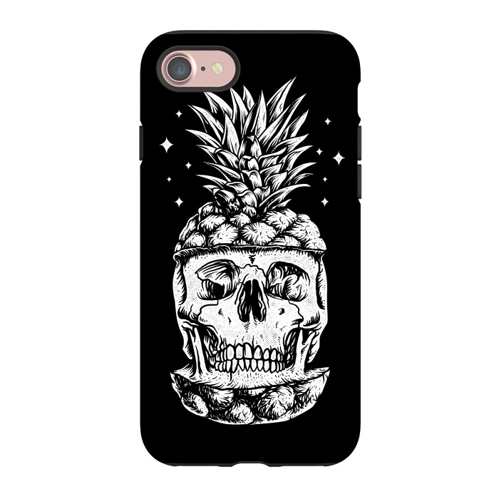 iPhone 7 StrongFit Skull Pineapple by Afif Quilimo
