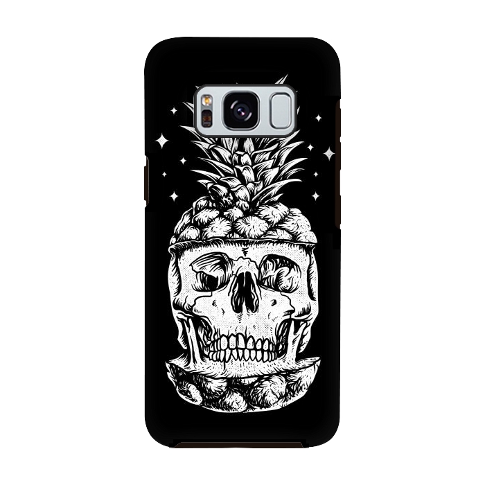 Galaxy S8 StrongFit Skull Pineapple by Afif Quilimo