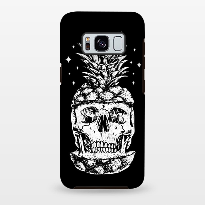 Galaxy S8 plus StrongFit Skull Pineapple by Afif Quilimo